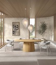 MESA COMEDOR DT-512 OVALADA