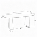 MESA COMEDOR DT-602 CRISTAL