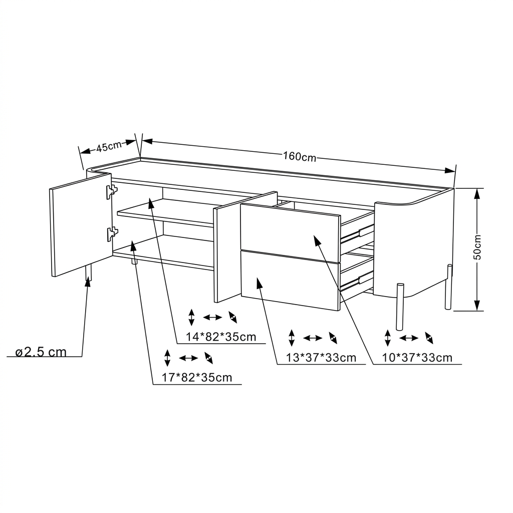 MUEBLE TV-706 NIZA