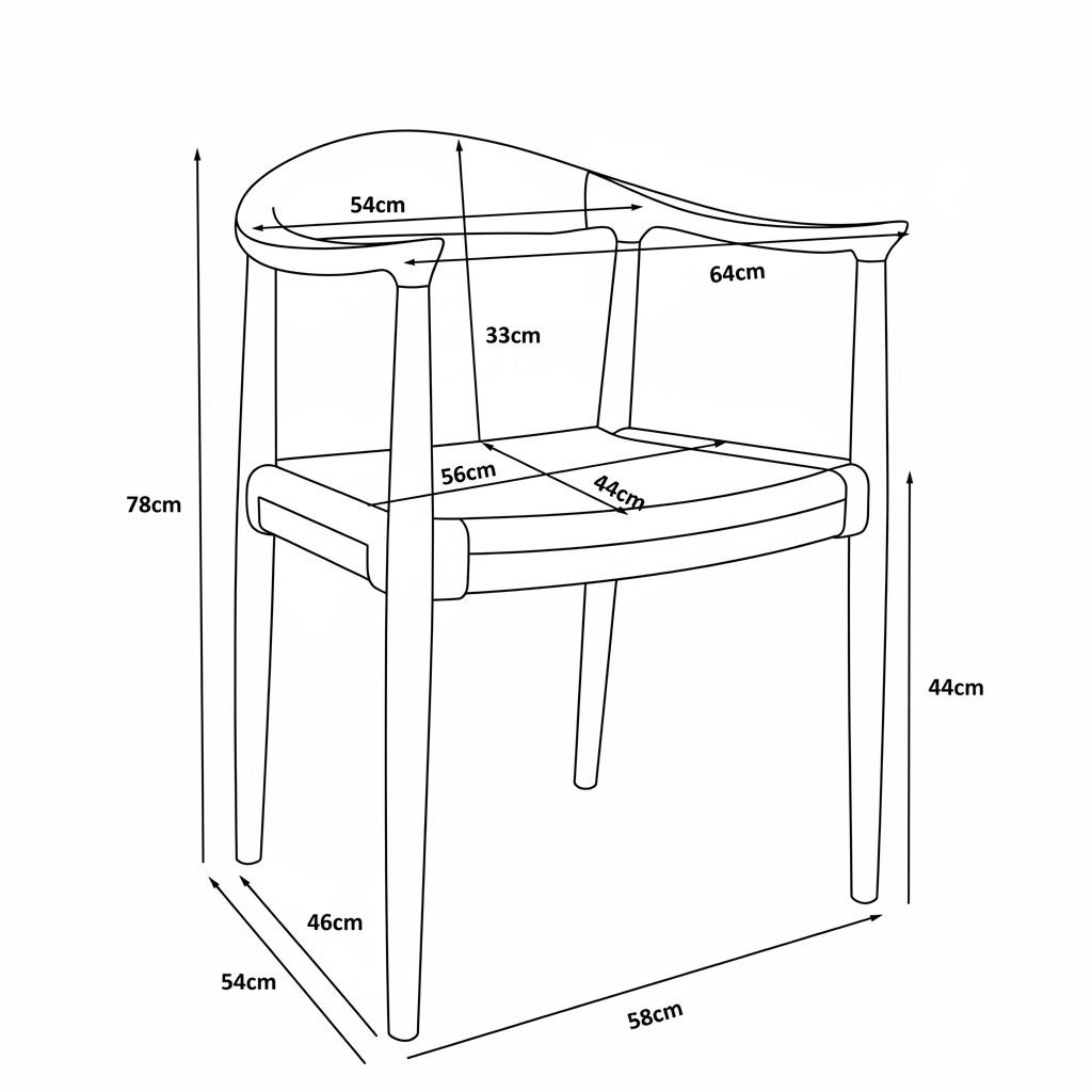 SILLA MADERA DC-208