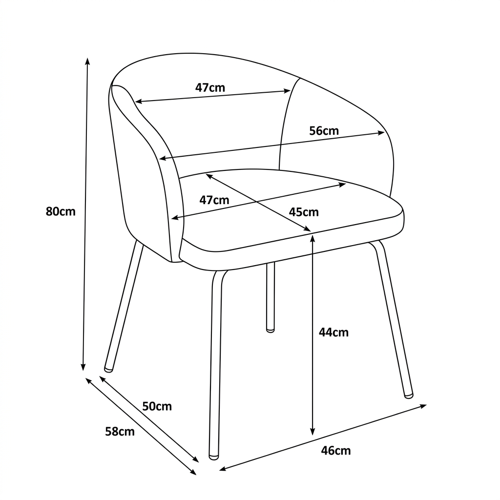 SILLA TELA DC-228