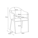 SILLA TELA DC-204