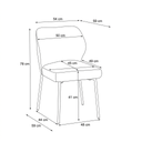 SILLA TELA DC-205