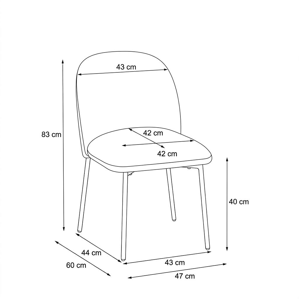 SILLA TELA DC-226