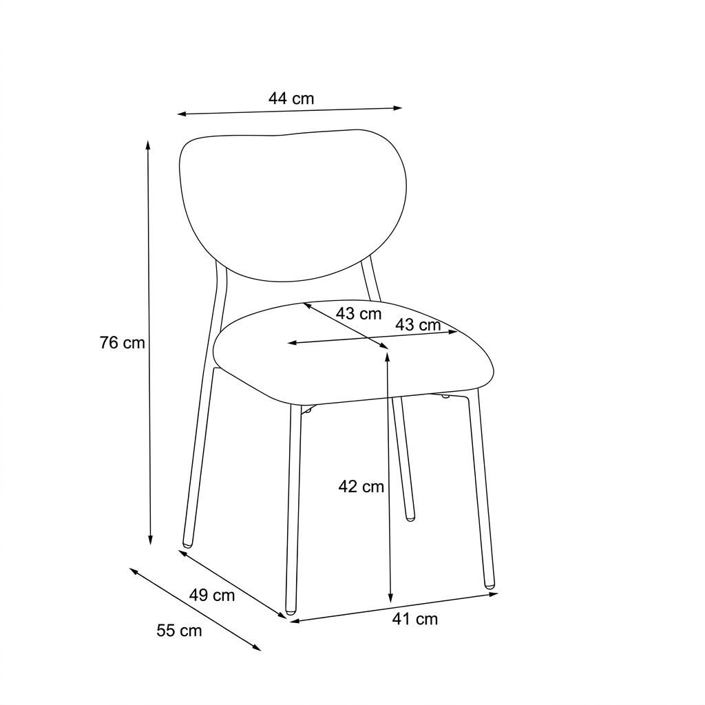 SILLA TELA DC-229