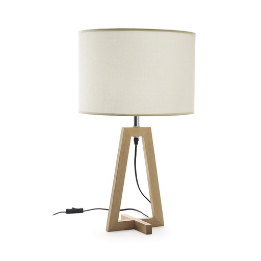 [LAMPME729] LÁMPARA DE MESA T-729 MADERA