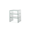 SIDE TABLE M-120 SIDNEY GLASS 