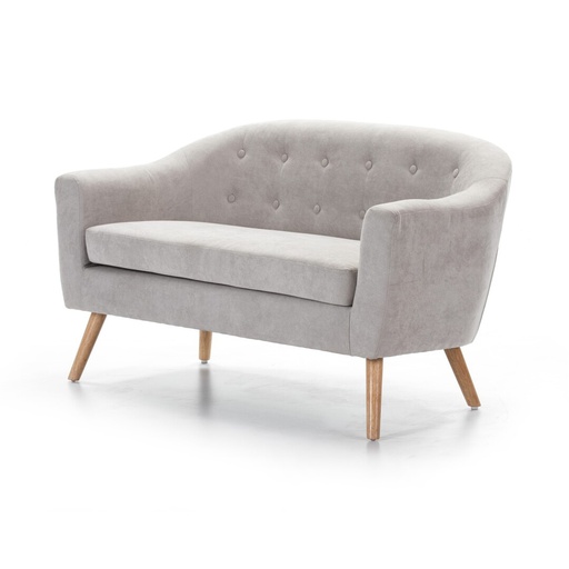 [SOFASL885TELBE] SOFA FABRIC SL-885 2 SEATS (BEIGE)