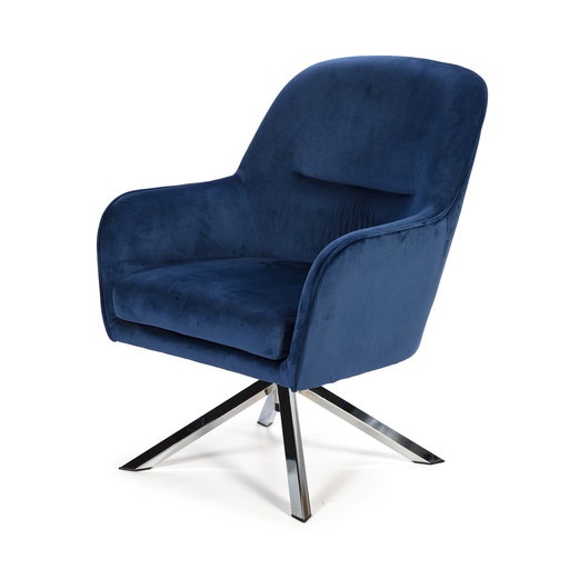 [SILOSL246/] BUTACA TERCIOPELO SL-246 (AZUL )