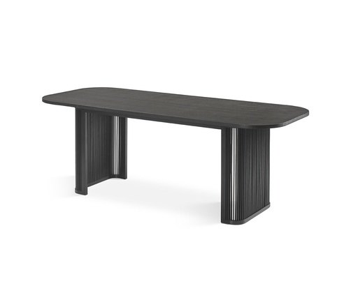 [DT-926-NEG-210] DINING TABLE DT-926 MANILA (BLACK, 210 cm)