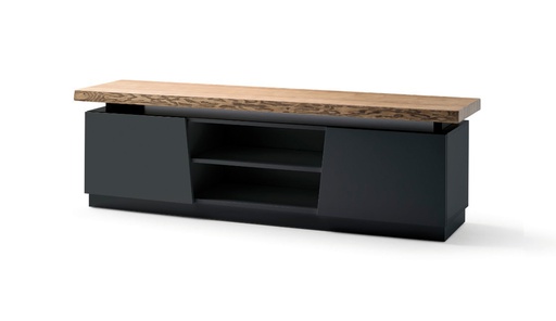 [MUEBTV121NE-NA] MUEBLE TV-121 NAYRA (NEGRO, NATURAL)