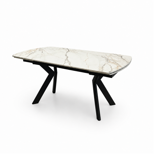 [PR/3518844] MESA COMEDOR DT-530 (WHITE, BLACK METAL)