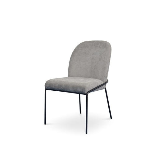 [PR/3518914] SILLA TELA DC-200 (GRIS, METAL NEGRO)