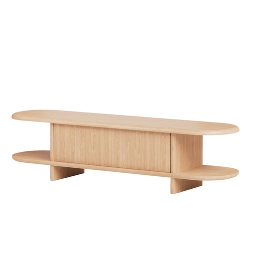 [PR/3519534] MUEBLE TV-717 NIMES (NATURAL, CHAPA DE ROBLE)