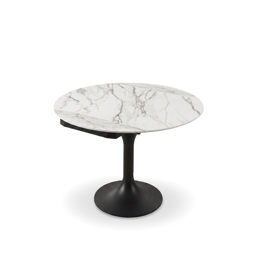 [PR/3519594] MESA COMEDOR DT-534 (BLANCO, METAL NEGRO)