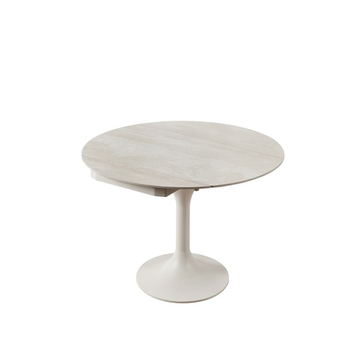 [PR/3519597] MESA COMEDOR DT-534 (TRAVERTINO, METAL BEIGE)