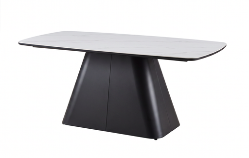 [PR/3519696] MESA COMEDOR DT-604 (WHITE, BLACK METAL)