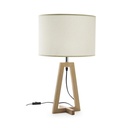 LÁMPARA DE MESA T-729 MADERA