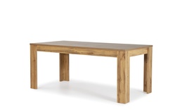 IDMarket - DAKOTA Tavolo Da Pranzo Industriale 160 Cm, Per 6 Persone, Con Gambe A U In Metallo Nero